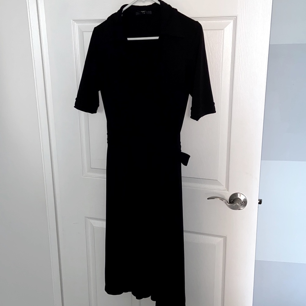 H&M Black short sleeve dress